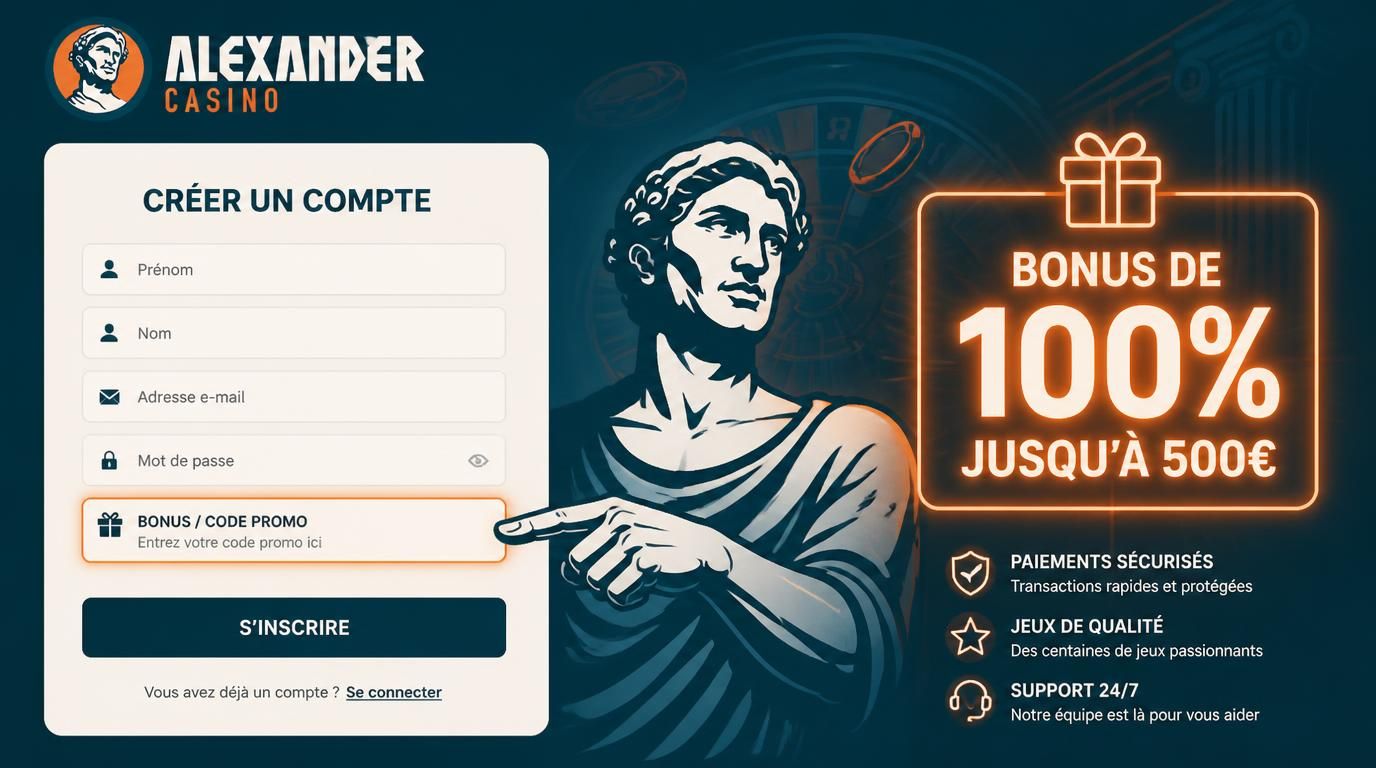 Champ « Code promo » bien visible sur une interface d’inscription